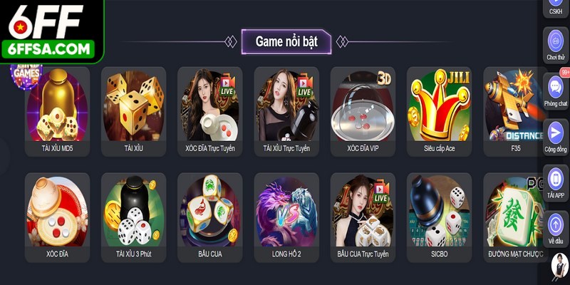 Giới thiệu 6FF hiện là một trong những sân chơi đẳng cấp